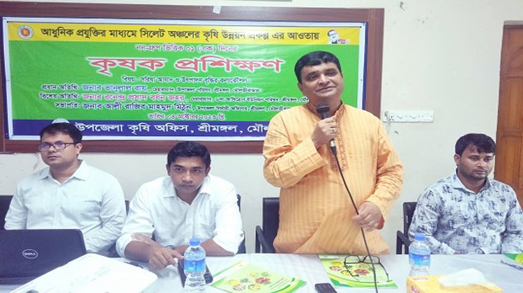 শ্রীমঙ্গলে অসরিষা আবাদ ও উৎপাদন বৃদ্ধির কলাকৌশল বিষয়ে প্রশিক্ষণ