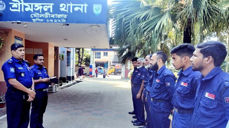 যানজট নিয়ন্ত্রণে শ্রীমঙ্গলে মাঠে নামল এলিট ফোর্স