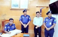 শ্রীমঙ্গল থানা পরিদর্শনে সিলেট রেঞ্জের ডিআইজি