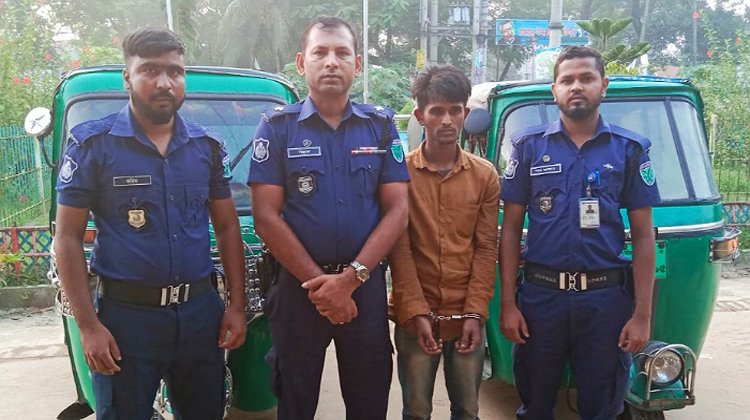 সিএনজিসহ চোর আটক