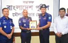 এবার ৯ম বারের মতো জেলার শ্রেষ্ঠ কুলাউড়ার ওসি