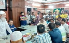 গণসমাবেশ সফল করতে শৈলকুপা পৌর মেয়রের সাথে মতবিনিময়