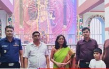 পূজামণ্ডপ পরিদর্শনে জেলা প্রশাসক ড. উর্মি বিনতে সালাম