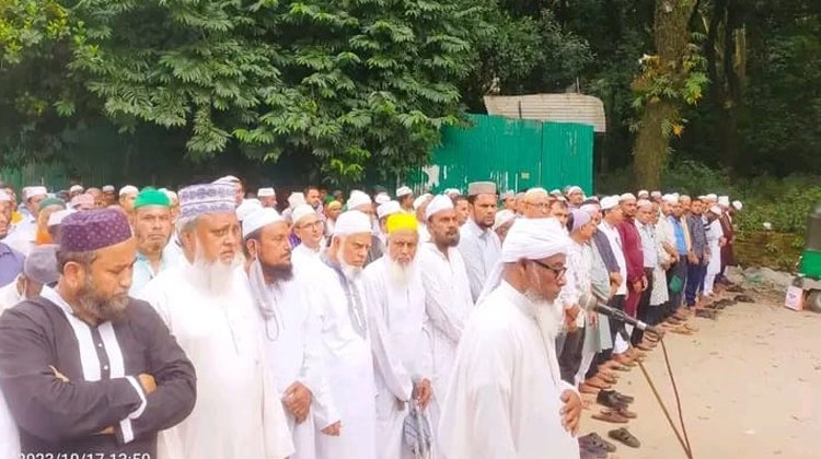 ইসলামিক ফ্রন্ট বাংলাদেশ এর যুগ্ম মহাসচিব আলহাজ্ব আবদুস সবুর খাঁনের জানাযা ও দাফন সম্পন্ন