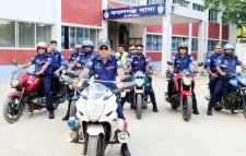 কমলগঞ্জ থানা পুলিশের বিশেষ মহড়া