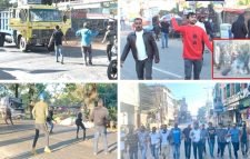 হরতালে সিলেটে গাড়ি ভাংচুর করল যুবদল-ছাত্রদল