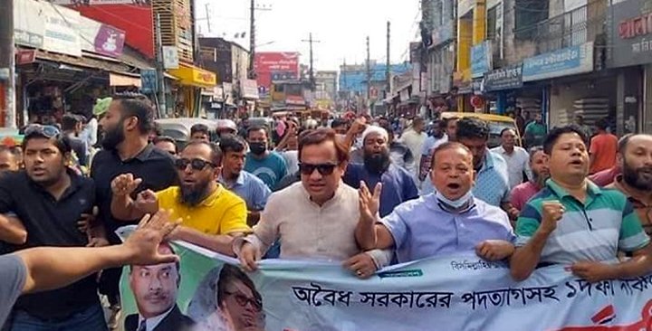 ভোটাধিকার প্রতিষ্ঠায় ৪৮ ঘন্টার অবরোধ সফল করুন: নাসিম হোসাইন