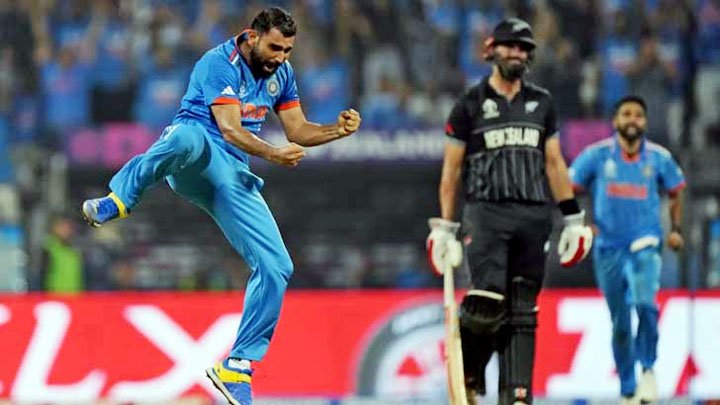 নিউজিল্যান্ডকে বিদায় করে ফাইনালে ভারত