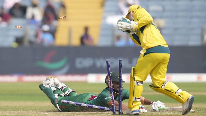 অজিদের বিপক্ষে হেরেও চ্যাম্পিয়ন্স ট্রফির দুয়ারে বাংলাদেশ