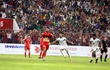 অসাধারণ ফুটবল উপহার দিয়ে ১ পয়েন্ট ছিনিয়ে নিলো বাংলাদেশ