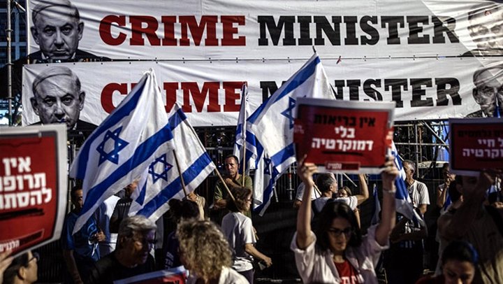 ইসরায়েলের প্রধানমন্ত্রী নেতানিয়াহুর জনপ্রিয়তায় ধস