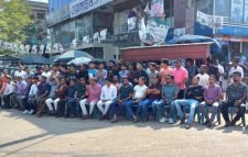 বিএনপি জামায়াতের ডাকা অবরোধের বিরুদ্ধে জুড়ীতে অবস্থান কর্মসূচী ও শান্তি মিছিল