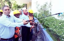 শ্রীমঙ্গল পৌরসভার উদ্যোগে মশক নিধন কার্যক্রম অব্যাহত