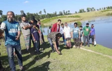 শিকারিদের থেকে উদ্ধার হওয়া শঙ্খিনী সাপ ও কচ্ছপ অবমুক্ত