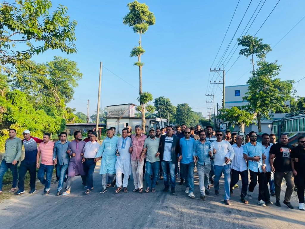 বিএনপির দুই গ্রুপের বিক্ষোভ মিছিল