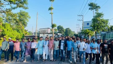 বিএনপির দুই গ্রুপের বিক্ষোভ মিছিল