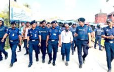 মৌলভীবাজার এসপি’র কুলাউড়া থানা এলাকা পরিদর্শন