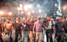 আবারও মশাল নিয়ে সিলেটের রাজপথে মিফতাহ্ সিদ্দিকী