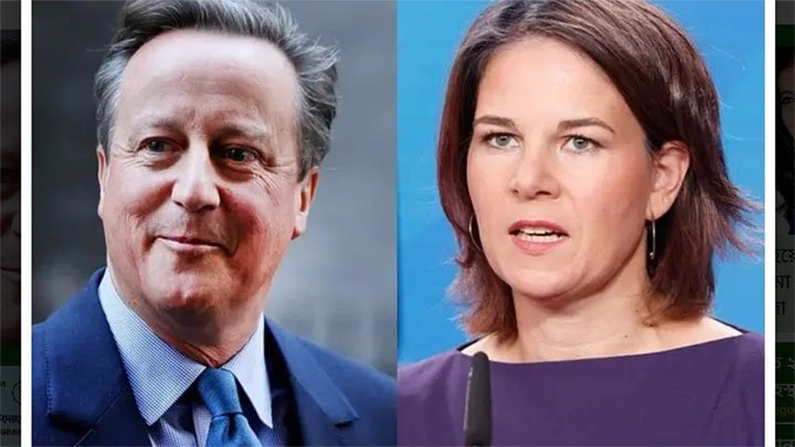 হামাস-ইসরায়েল যুদ্ধবিরতির রূপরেখা দিলেন ব্রিটিশ ও জার্মান পররাষ্ট্রমন্ত্রী