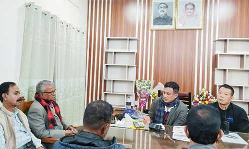 রাজনগরে সাংবাদিকদের সাথে নবাগত ওসি’র মতবিনিময়