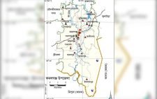 কমলগঞ্জে বাসার সামনে থাকা বাসে রহস্যজনক আগুন