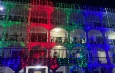 বিজয়ের বর্ণিল সাজে সেজেছে জুড়ী উপজেলা প্রশাসনিক ভবন