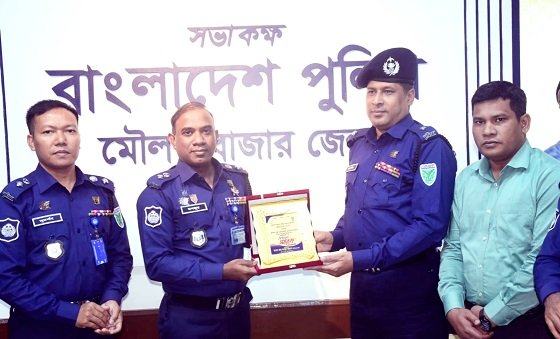 আবারো জেলার শ্রেষ্ঠ অফিসার ইনচার্জ হলেন শ্রীমঙ্গল থানার ওসি জাহাঙ্গীর