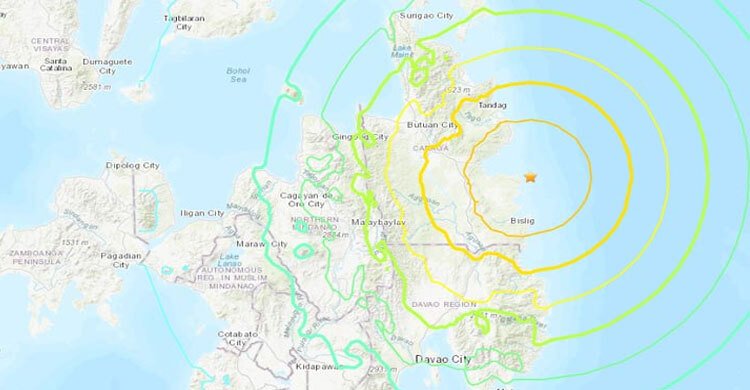 ফিলিপাইনে ৭.৬ মাত্রার শক্তিশালী ভূমিকম্প, সুনামি সতর্কতা জারি