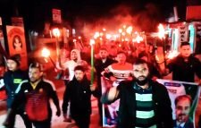 অবরোধের সমর্থনে কমলগঞ্জে ছাত্রদল-যুবদলের মশাল মিছিল