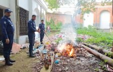 মৌলভীবাজারে নিষ্পত্তি হওয়া ২৬৪টি মামলার আলামত ধ্বংস