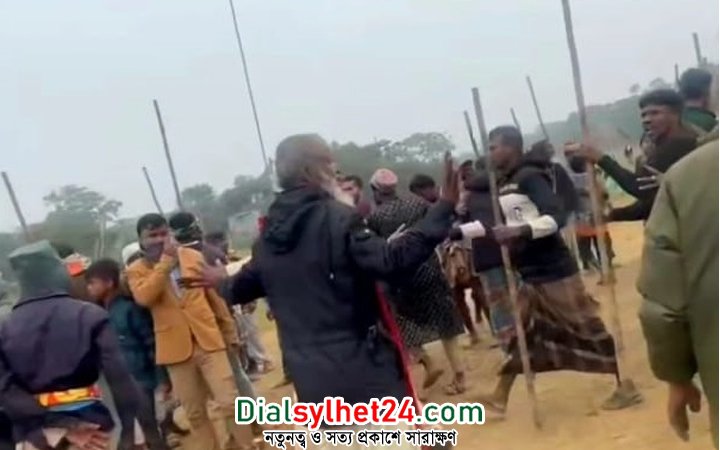 শান্তিগঞ্জে সংঘর্ষে ইউপি চেয়ারম্যানসহ আহত প্রায় ৪০