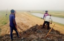 সুনামগঞ্জে এখনও শুরু হয়নি হাওরের বাঁধের কাজ
