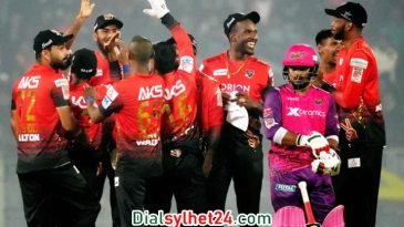 ৭৮ রানে গুটিয়ে হ্যাটট্রিক হার সিলেটের