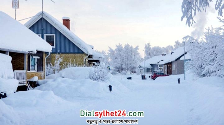 সুইডেনের তাপমাত্রা নামল মাইনাস ৪৩ দশমিক ৬ ডিগ্রিতে