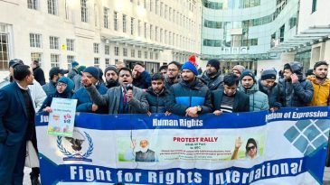 একতরফা নির্বাচন বাতিল করে পূণরায় নির্বাচনের দাবিতে লন্ডনে প্রতিবাদ সমাবেশ