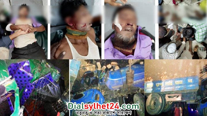 গোয়াইনঘাটে সিএনজি অটোরিকশা-ট্রাক্টরের সংঘর্ষে নিহত ২