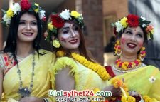 বসন্তের রঙে রঙিন ভালোবাসার দিন