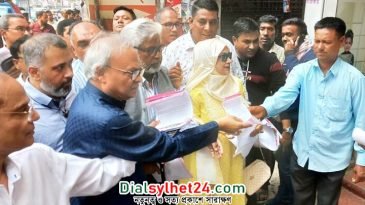 নয়াপল্টনে রিজভীর নেতৃত্বে লিফলেট বিতরণ