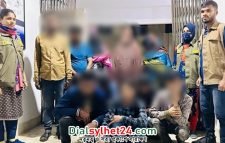 সিলেটে আবাসিক হোটেল থেকে নারীসহ গ্রেপ্তার ১০