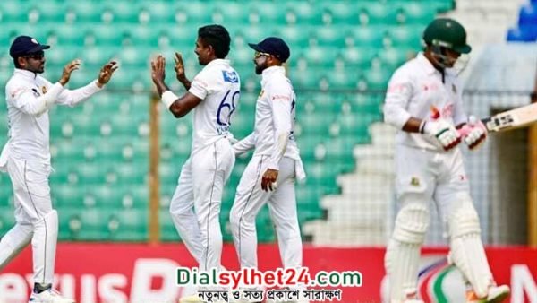 শ্রীলঙ্কার জয়ের অপেক্ষা বাড়িয়ে পঞ্চম দিনে চট্টগ্রাম টেস্ট