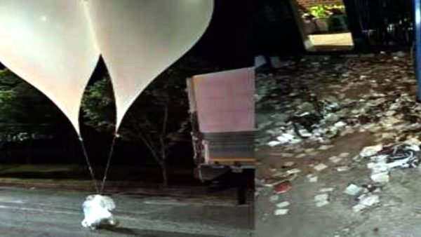 মল ও আবর্জনায় ভরা বেলুন দিয়েই দক্ষিণ কোরিয়ায় হামলা