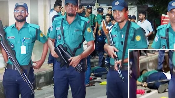 এক পুলিশ সদস্যের গুলিতে আরেক পুলিশ সদস্য নিহত, গুলিবিদ্ধ ১