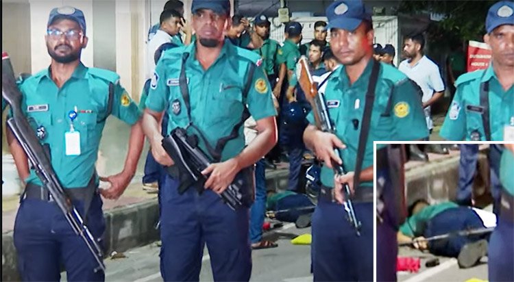 এক পুলিশ সদস্যের গুলিতে আরেক পুলিশ সদস্য নিহত, গুলিবিদ্ধ ১