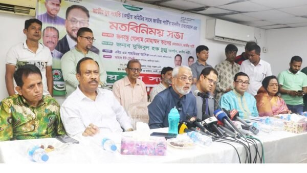 শুধু সুষ্ঠু নির্বাচন নয়, সুষ্ঠু শাসন ব্যবস্থা চাই: জি এম কাদের