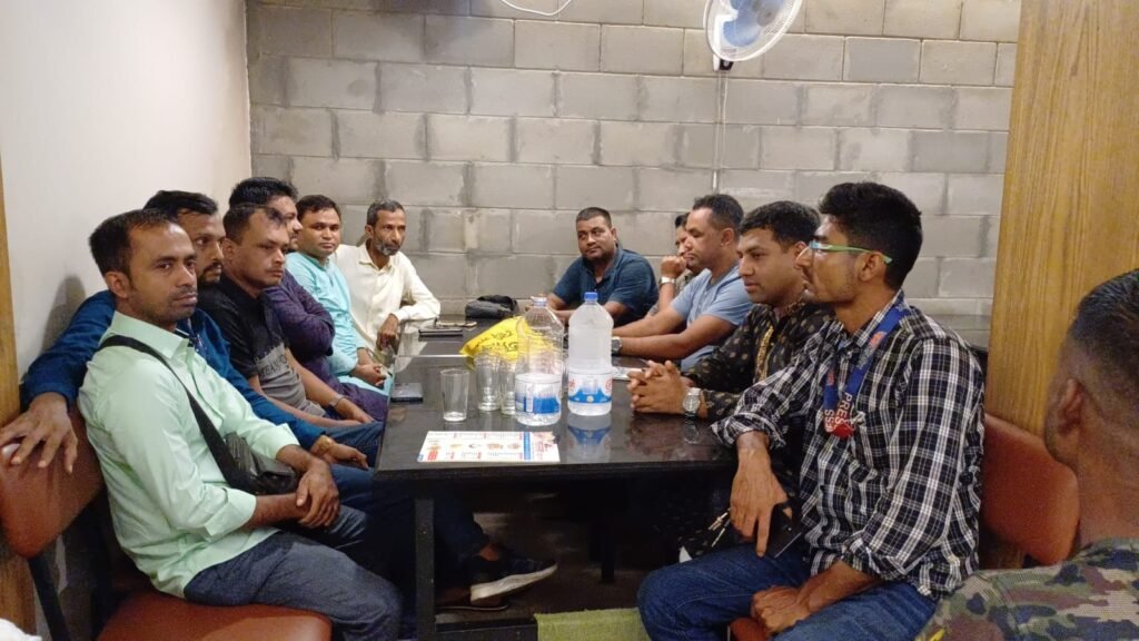 সিলেট বিভাগীয় অনলাইন প্রেসক্লাবের কার্যকরি কমিটির আলোচনা সভা