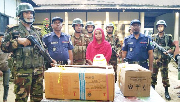 ফেঞ্চুগঞ্জে ইউপি সদস্যের খাটের নিচ থেকে সরকারি ওষুধ জব্দ