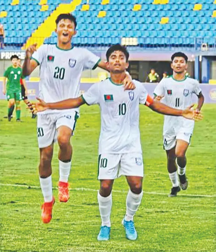 ম্যাকাওয়ের বিপক্ষে ৭ গোল বড় জয় বাংলাদেশের