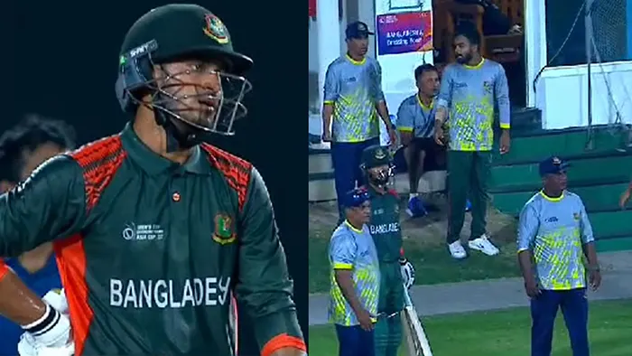 বাংলাদেশের ছিটকে যাওয়ার ম্যাচে ‘ডেড বল’ বিতর্ক