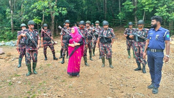 জৈন্তাপুরে টাস্কফোর্সের অভিযানে ৭০ হাজার ঘনফুট পাথর জব্দ