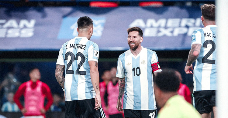 জয় দিয়ে বছর শেষ আর্জেন্টিনার